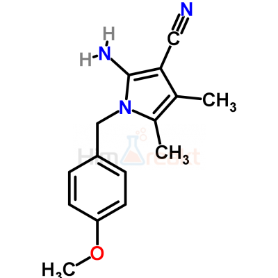 2-Амино-1-(4-метоксибензил)-4,5-диметил-1H-пиррол-3-карбонитрил