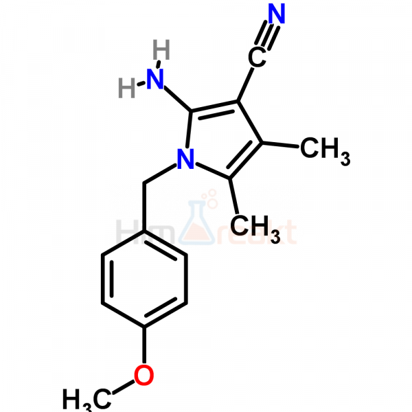 2-Амино-1-(4-метоксибензил)-4,5-диметил-1H-пиррол-3-карбонитрил