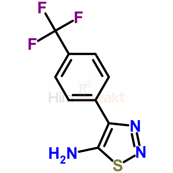 4-[4-(Трифторметил)фенил]-1,2,3-тиадиазол-5-амин