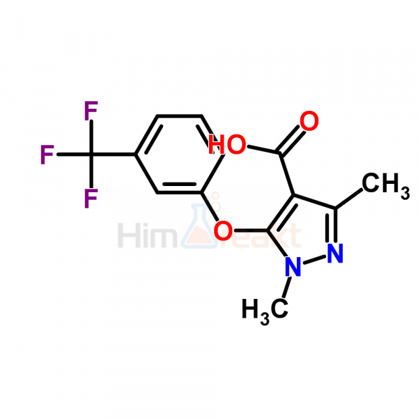 1,3-Диметил-5-[3-(трифторметил)фенокси]-1H-пиразол-4-карбоновая кислота