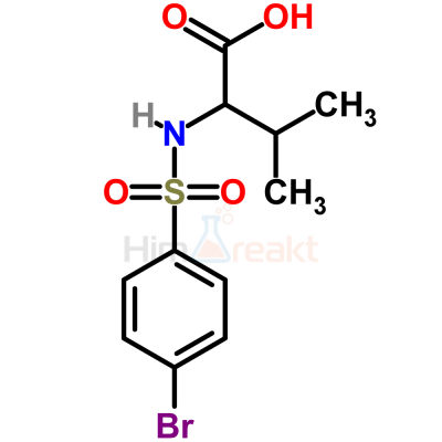 2-{[(4-Бромфенил)сульфонил]амино}-3-метилбутановая кислота