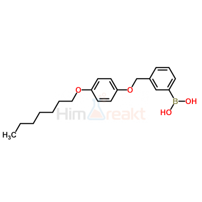 3-(4'-Гептилоксифеноксиметил)фенилборная кислота