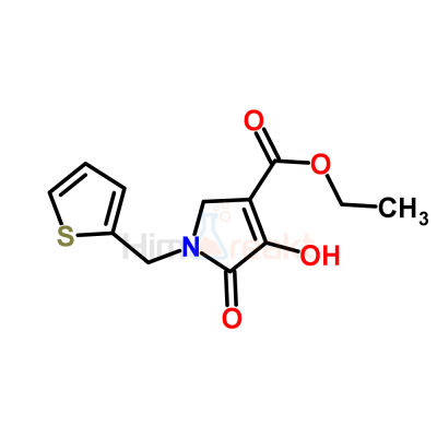 Этил 4-гидрокси-5-оксо-1-(2-тиенилметил)-2,5-дигидро-1H-пиррол-3-карбоксилат