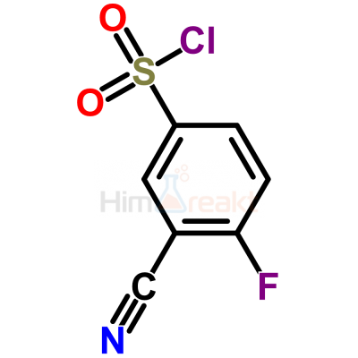 4-Фтор-3-цианобензолсульфонил хлорид