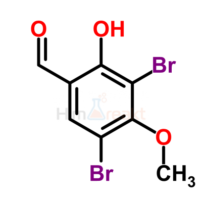 3,5-Дибром-2-гидрокси-4-метоксибензальдегид