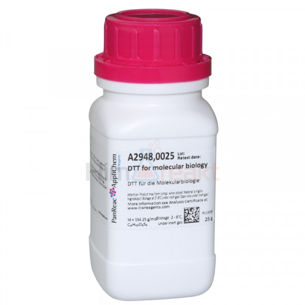Дитиотреитол-DL, для молекулярной биологии, AppliСhem, 5 г A2948,0005