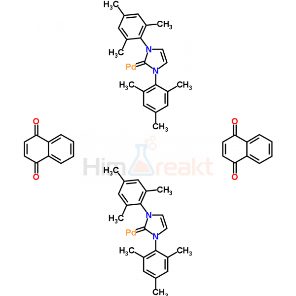 1,3-Бис(2,4,6-триметилфенил)имидазол-2-илиден (1,4-нафтохинон)палладий(0) димер