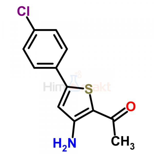 1-[3-Амино-5-(4-хлорфенил)-2-тиенил]этан-1-он