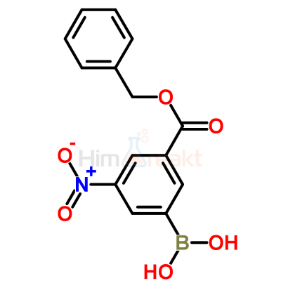 (3-Бензилоксикарбонил-5-нитрофенил)борная кислота