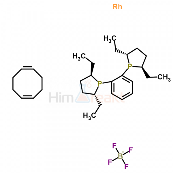 1,2-Бис[(2R,5r)-2,5-диэтилфосфолано]бензол(1,5-циклооктадиен)родий(I) тетрафторборат