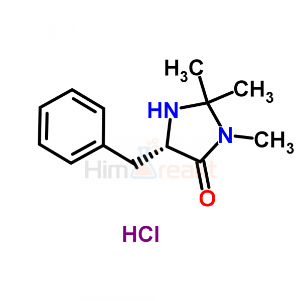 (5S)-(-)-2,2,3-триметил-5-бензил-4-имидазолидинон моногидрохлорид