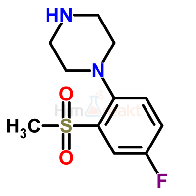 1-[4-Фтор-2-(метилсульфонил)фенил]пиперазин