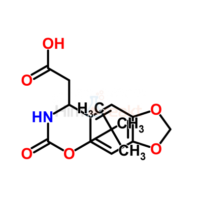 3-(1,3-Бензодиоксоl-5-ил)-3-[(трет-бутоксикарбонил)амино]пропановая кислота