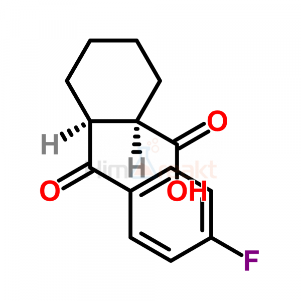 Цис-2-(4-фторбензоил)циклогексан-1-карбоновая кислота