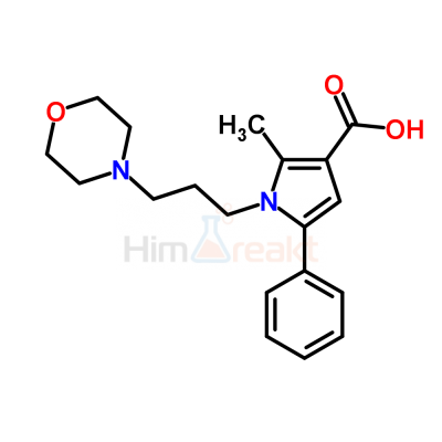 2-Метил-1-(3-морфолинопропил)-5-фенил-1H-пиррол-3-карбоновая кислота