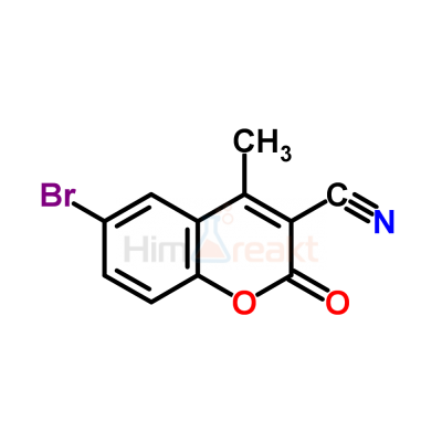 6-Бром-3-циано-4-метилкоумарин