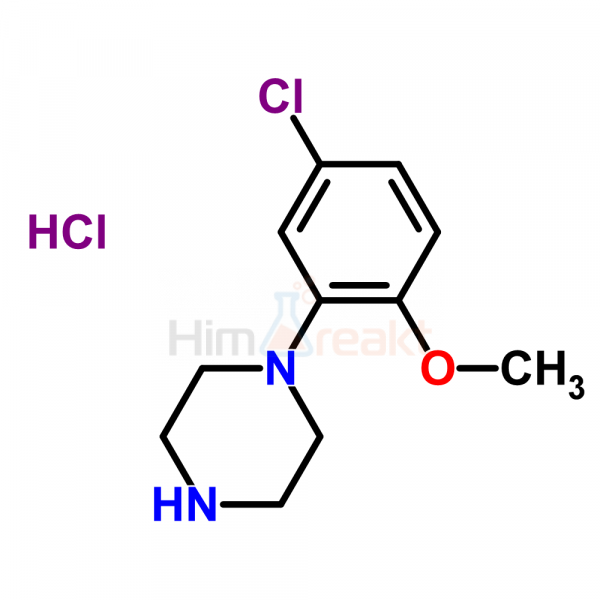 1-(5-Хлор-2-метоксифенил)пиперазин гидрохлорид