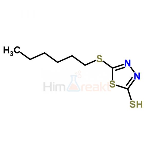 2-N-гексилтио-1,3,4-тиадиазол-5-тиол