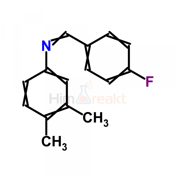 3,4-Диметил-N-(4-фторбензилиден)анилин