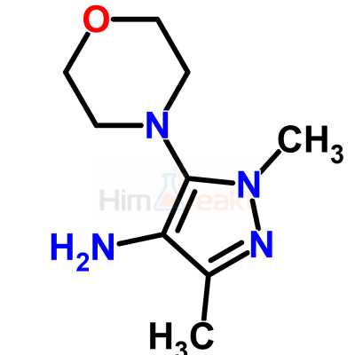 4-Амино-1,3-диметил-5-(морфолино-4-ил)-пиразол