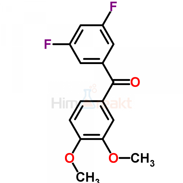 3,5-Дифтор-3',4'-диметоксибензофенон