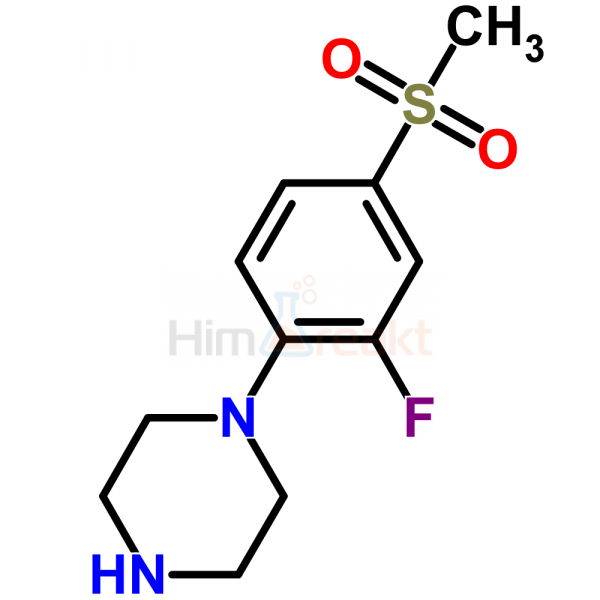 1-[2-Фтор-4-(метилсульфонил)фенил]пиперазин