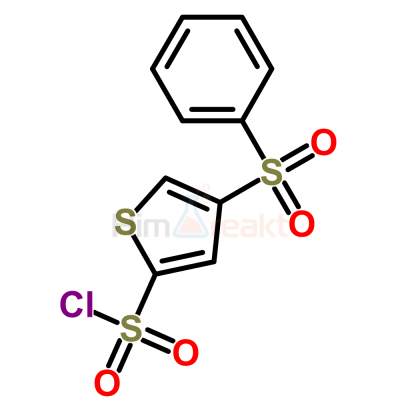 4-Бензолсульфонил-тиофен-2-сульфонил хлорид