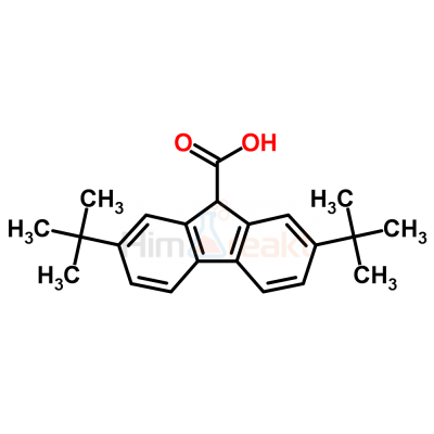 2,7-Ди-трет-бутилфторид-9-карбоновая кислота