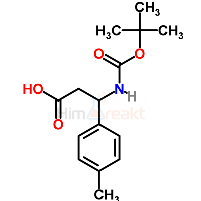 3-[(Трет-бутоксикарбонил)амино]-3-(4-метилфенил)пропановая кислота