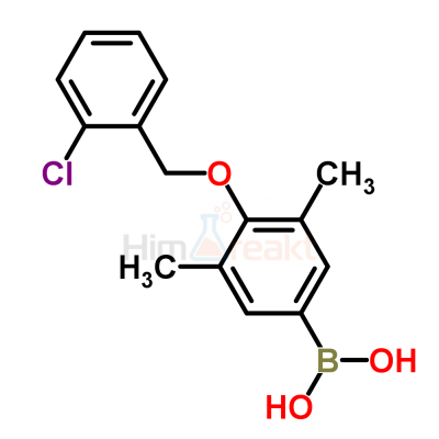 4-(2'-Хлорбензилокси)-3,5-диметилфенилборная кислота