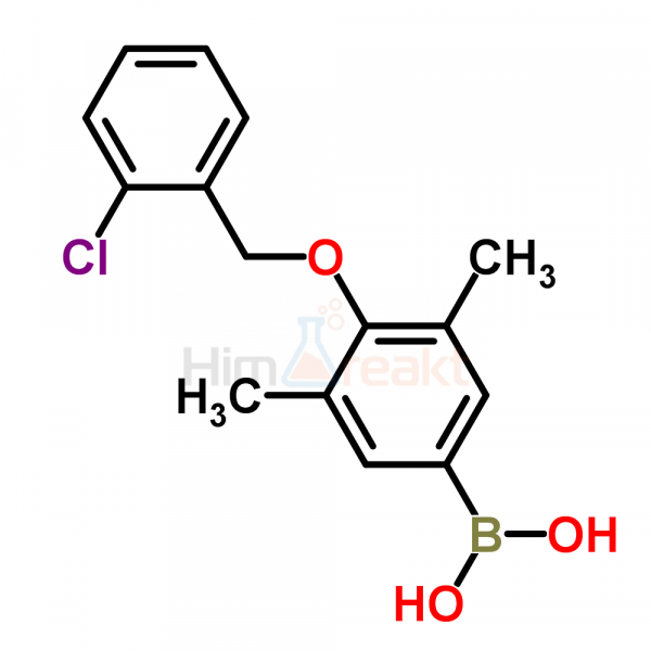 4-(2'-Хлорбензилокси)-3,5-диметилфенилборная кислота