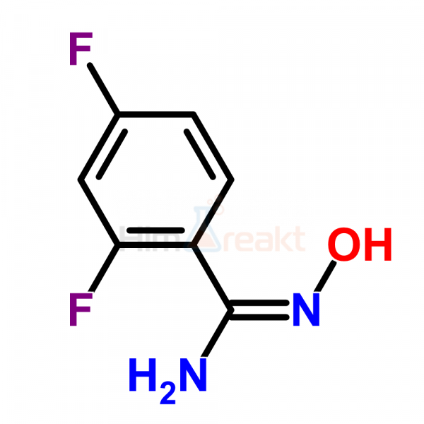2,4-Дифтор-N-гидроксибензолкарбоксамидамид
