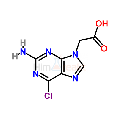 2-Амино-6-хлор-9h-пурин-9-уксусная кислота
