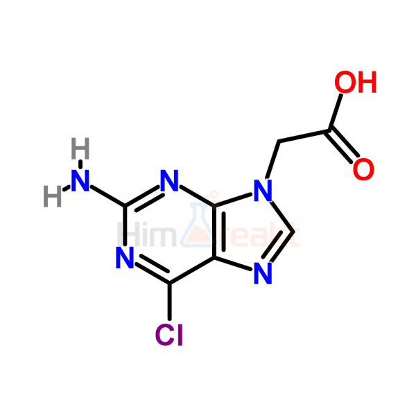 2-Амино-6-хлор-9h-пурин-9-уксусная кислота