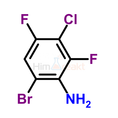 6-Бром-3-хлор-2,4-дифторанилин