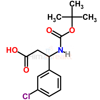3-[(Трет-бутоксикарбонил)амино]-3-(3-хлорфенил)пропановая кислота