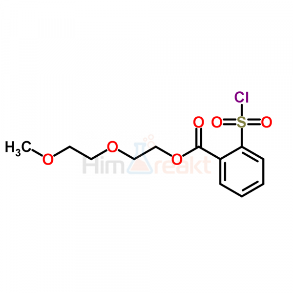 2-(2-Метоксиэтокси)этил 2-(хлорсульфонил)бензоат