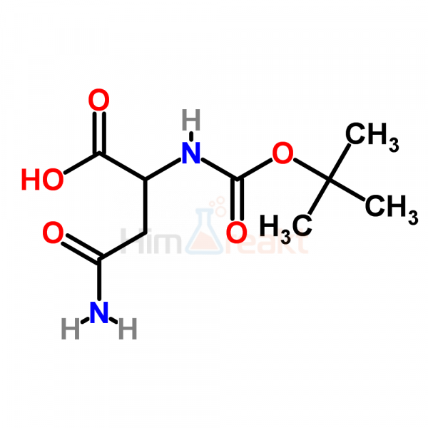 4-Амино-2-[(трет-бутоксикарбонил)амино]-4-оксобутановая кислота
