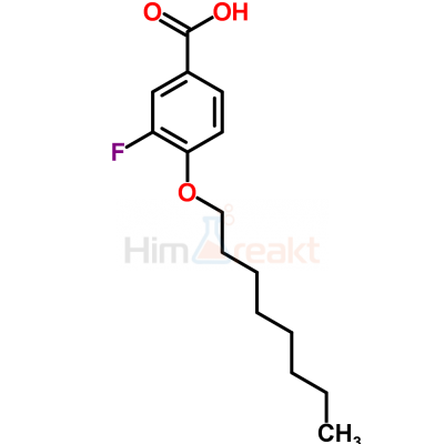 3-Фтор-4-N-октилоксибензойная кислота