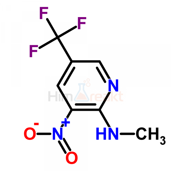 2-Метиламино-3-нитро-5-(трифторметил)-пиридин