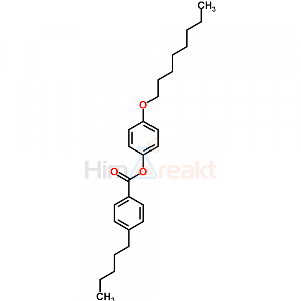 4-N-пентилбензойная кислота 4'-N-октилоксифенил эфир
