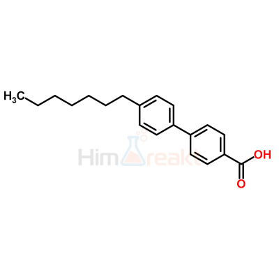 4-(4'-N-гептилфенил)бензойная кислота