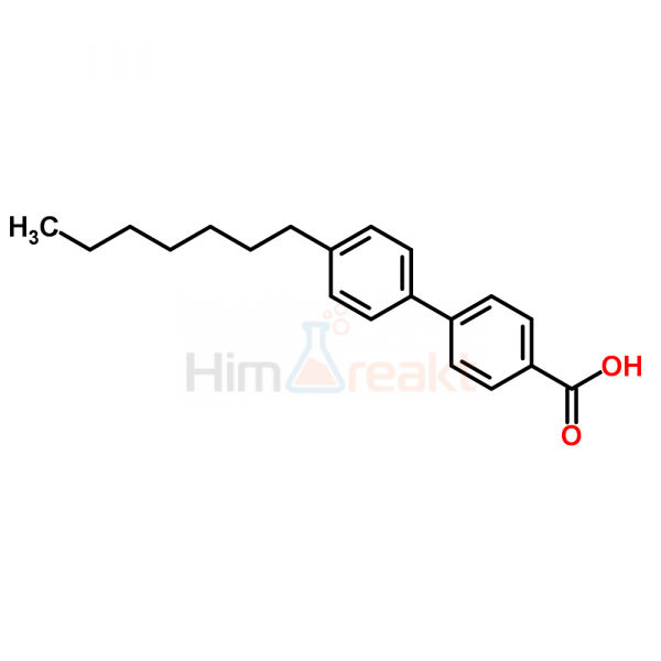 4-(4'-N-гептилфенил)бензойная кислота