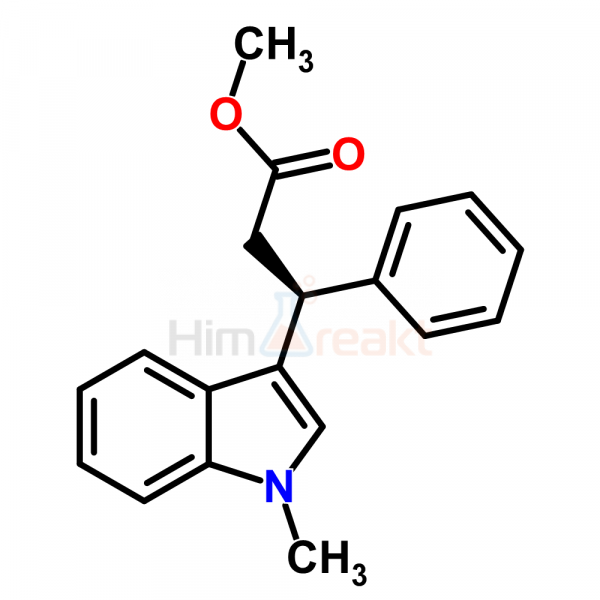 Метил (3s)-(+)-3-(метил-1h-индол-3-ил)-3-фенилпропионат