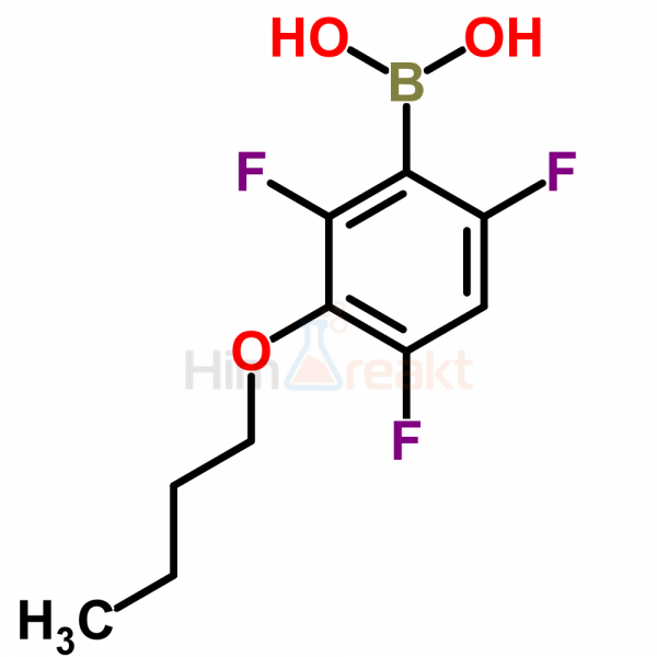 3-Бутокси-2,4,6-трифторфенилборная кислота