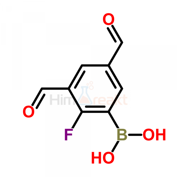 3,5-Диформил-2-фторфенилборная кислота