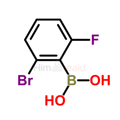 2-Бром-6-фторфенилборная кислота