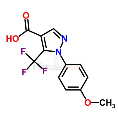 1-(4-Метоксифенил)-5-(трифторметил)-1h-пиразол-4-карбоновая кислота