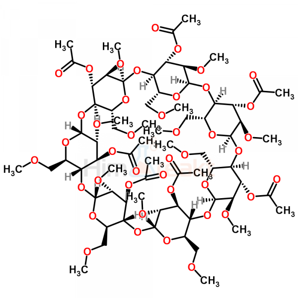 Гептакис(3-O-ацетил-2,6-ди-O-метил)-бета-циклодекстрин