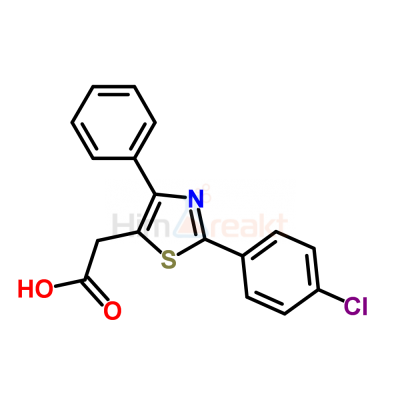 2-[2-(4-Хлорфенил)-4-фенил-1,3-тиазол-5-ил]уксусная кислота